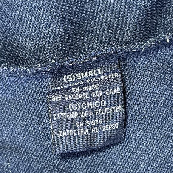 Vtg Renegade New York Yankees Blank MLB Youth Button Up Jersey Sz (S) Dark Blue - Picture 9 of 13